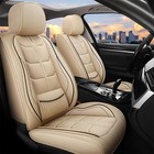 Giyoul Car Seat Covers For Subaru Ascent 2019-2026 Nappa Leather 7 Seats Beige