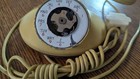 Rare Yellow Antique Rotary Western Electric Bell System Desk Telephone