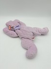 Ty Pillow Pals Purple Hippo Plush Tubby Beanie Buddy Tags Stuffed Toy 15 