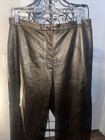 Apostrophe Vintage 100  Genuine Leather  Pants Size 12 Copper Mororcycle