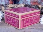 Lacquer Box Shapeshifter   Birds Wood Handmade Olinal   Mexican Folk Art Medium
