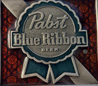 Vintage 1975 Pabst Blue Ribbon Beer Belt Buckle Bergamot Brass Works