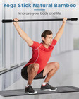 5ft Adjustable Yoga Stick For Stretching And Mobility Exercise
