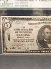 Fr  1800-2 1929 Ty-2  5 Charter  4887reading  Pa National Bank   Tc Legacy Vf25