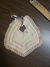 Vintage Handmade Crocheted Infants Bib