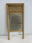 Vintage Dubl Handi Washboard Columbus Ohio Washboard Company  18x8 5    Bb