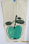 Vintage Vera Neumann Kitchen Set Of 2 Linen Tea Towels And 1 Pot Holder