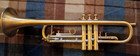 1938 Olds Super Trumpet  Raw Brass Scratched Finish In Good Playing Condition 