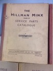 Hillman Minx   Husky   Commercial Cob Rootes Service Parts Library 