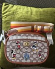 Disney X Coach Mickey And Friends Crossbody Camera Bag  brown Jacquard 