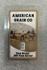Lot Of 100 - 1 Grain Pure Silver Bars In American Grain Co  Assay Card  999