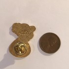 Vintage Golden Eagle Hot Air Balloon Cloud Enamel Lapel Pin Gold Tone Souvenir