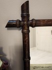 French Vintage Faux Bamboo Mirror