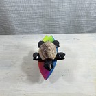 Stone Turtle Figurine On Surfboard  Multicolor  Approx  4 In