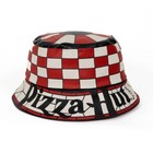 Brand New Chain X Pizza Hut Lamp Bucket Hat  w  Pizza-shaped Box 