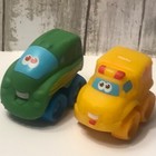 Playskool Chuck   Friends Wheel Pals Soft Truck Cars Vehicles Hasbro Lot Of 4