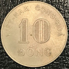 Vintage High Grade Details 1964 South Vietnam 10 Dong Coin-dec361