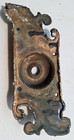 Beautiful Antique Victorian Cast Brass Doorbell Plate Escutcheon  C1899 