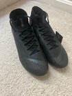 Size 9 5 Nike Mercurial Superfly 6 Fg Elite Triple Black Very Rare