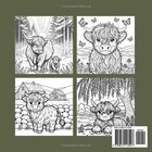 Highland Cow Coloring Book  50 Beautiful Scottish Cows Pages For    
