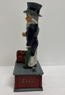 Uncle Sam Vintage Cast Iron Mechanical Coin Bank