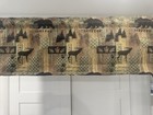 Cabin Pine Lodge Wildlife Window Valance