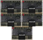  5  Maxell Xlii High Bias 100 Blank Cassette Japan Xl Ii Tape Lot New Sealed 