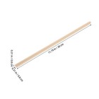 4pcs Elegant Wood Trim For Dollhouse Decorative Wall Molding Light Brown