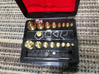 Troemner Apothecary Weight Set  22 With  Brass Weights And Tweezers -pharmacy