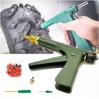 Tire Plugger Tubeless Tire Wheel Repair Gun Kit Mushroom Plug Probe Nozzle Us