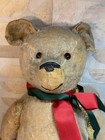 Bing  Steiff   Antique 24   teddy Bear Early 1900   s Mohair W Letter