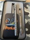 Magnus Clickshift Titanium Spiral Pen - Dark Blue With Clip Plh737