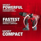 New Milwaukee M12 Fuel 2 Tool Combo Kit Driver  Hammer Drill Batteries Charger