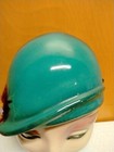 1989 Clay Art Sf Ceramic Face Mask Art Deco Flapper Girl - Vintage  Pre-owned
