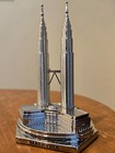 Heavy Petronas Towers Solid Metal Skydeck Gift Shop Souvenir Building Replica