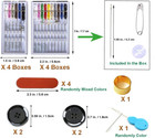 8 Boxes Home And Travel Quick Fix Sewing Kit Pre Threaded Needle Kit