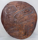 Pacific Northwest Coast Native American Raven   Eagle Motif Trivet Crabcat