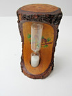 Vintage Yosemite National Park Souvenir Wood Round Hour Glass 3 Minute Timer Us4