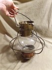 Primitive Antique Onion Skin Style Lantern Hanging Lamp No Burner