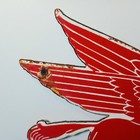 Vintage Pegasus Mobil Oil Porcelain Enamel Metal Sign 9  X 5  Inch