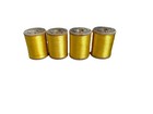  Antique Corticelli Yellow Silk Thread Wood Spools Pre 1911 Decor Craft Sew