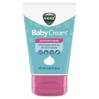 Vicks Baby Cream  Soothing Non-medicated Vapor Cream Babies Aloe 3 Oz 2 Pack