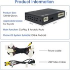 2014-2019-toyota Carplay Retrofit Kit - Oem Decoder - Highlander rav4 corolla ta