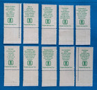Us Stamps Scott 1489 To 1498 8c Single Set 1973 Postal Employees M nh Very Fresh