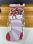 Vtg Nos Magnetic List Pad Christmas List- 60 Sheets Christmas Holiday Stocking