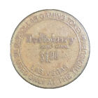 The Treasury Hotel Casino  1 00 Dollar Gaming Token Las Vegas Nevada Circa 1979