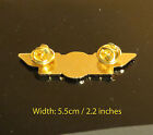 Wings Hooters Air Wing Pin Gold 55mm Metal