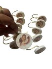 Vintage Cherubs Shower Hooks Set Of 12