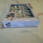 Porcelain Tea Set Mini Pretend Play New In Box 1995
