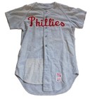 All Original 1968 Philadelphia Phillies Game Worn Flannel Baseball Jersey